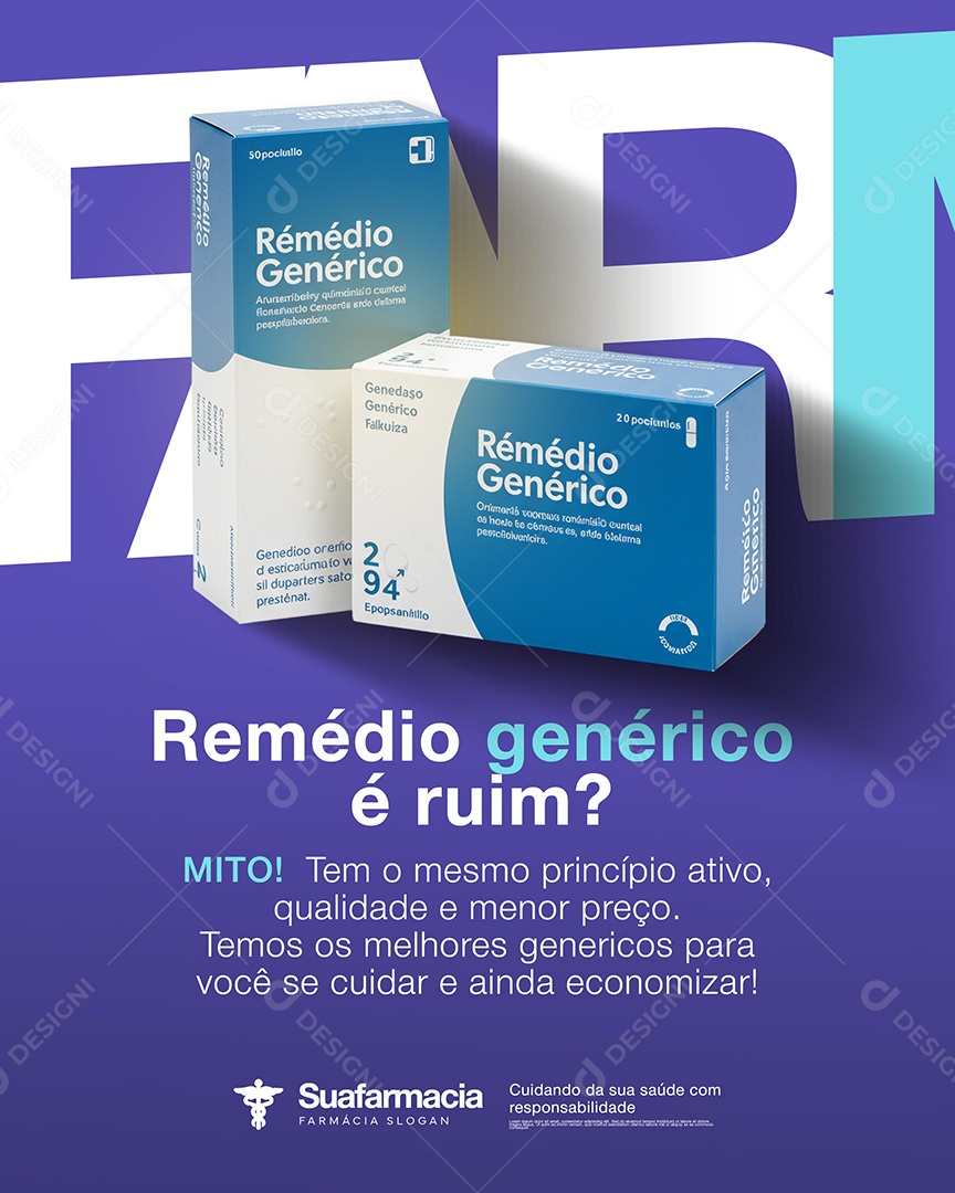 Farmacia Social Media PSD Editável