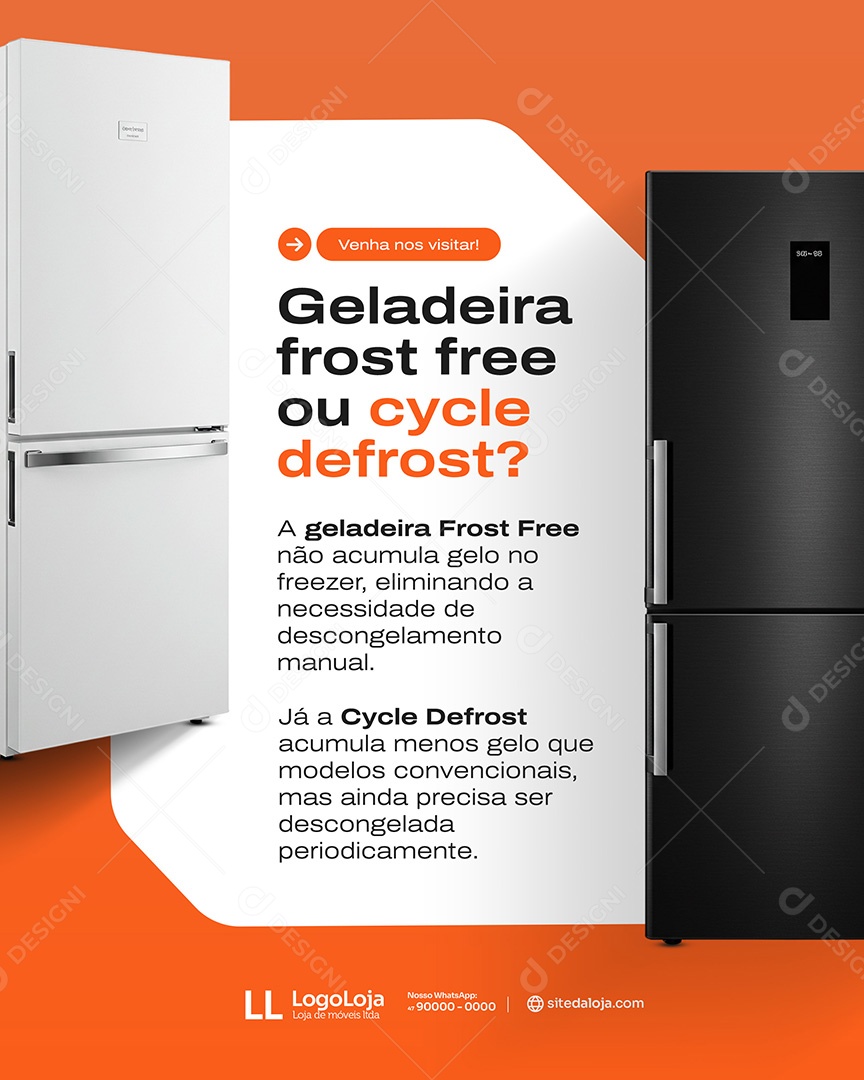 Transportadora de Encomendas e Carga Social Media PSD Editável