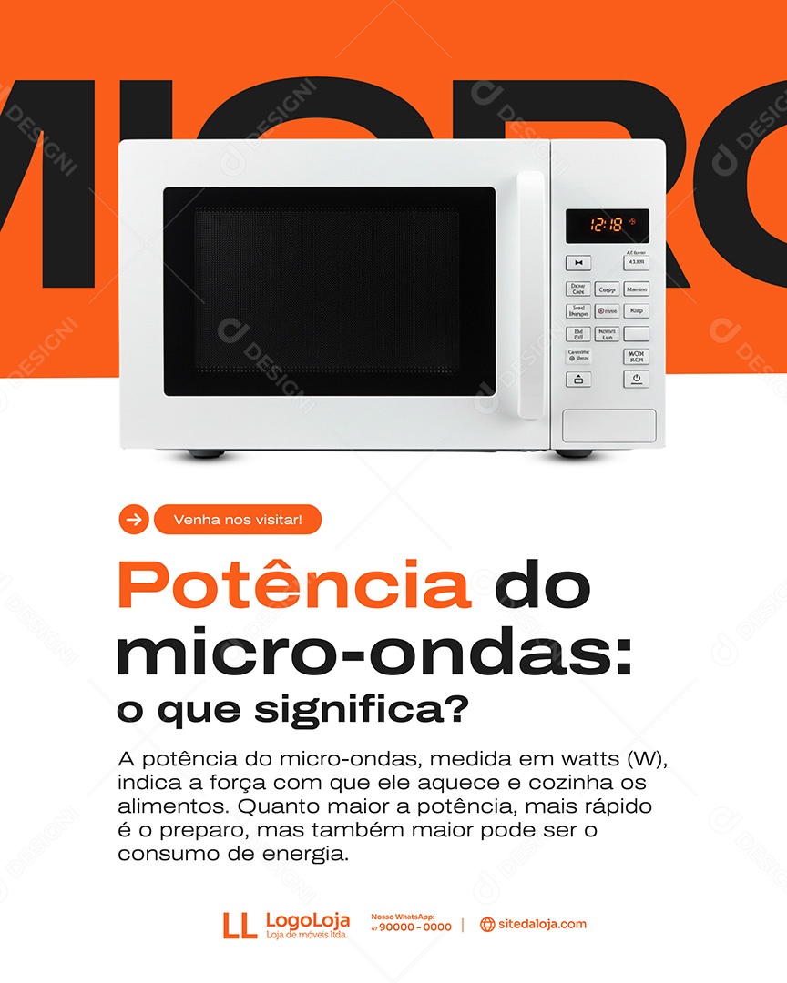 Transportadora de Encomendas e Carga Social Media PSD Editável