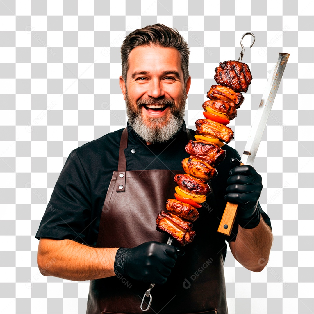 Churrasqueiro PNG Transparente