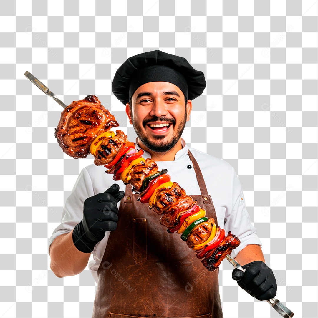 Churrasqueiro PNG Transparente