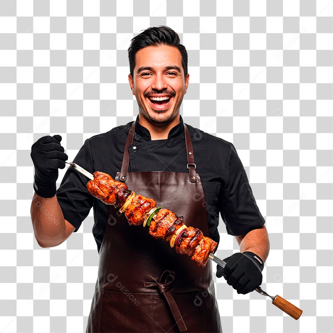 Churrasqueiro PNG Transparente