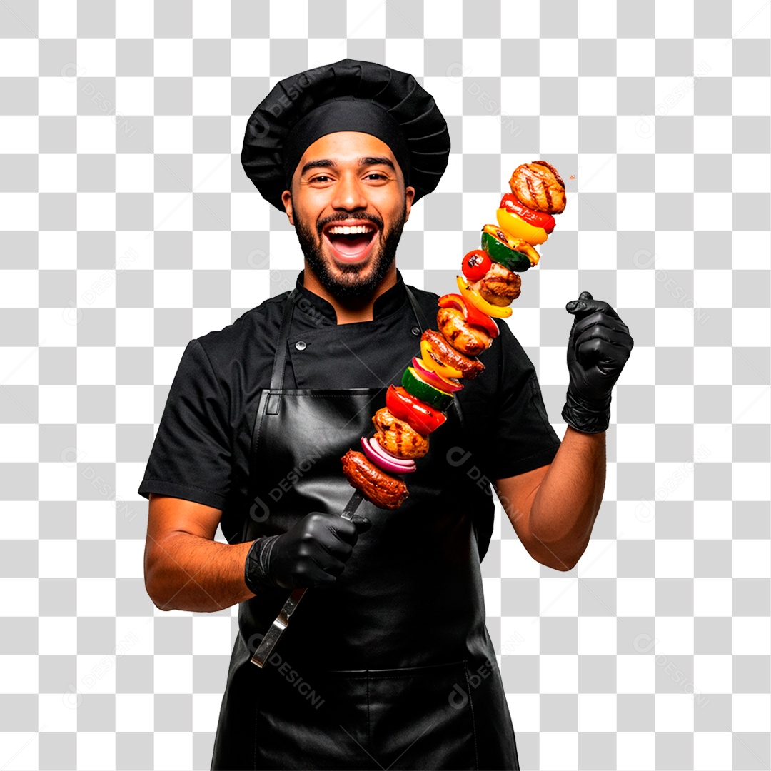 Churrasqueiro PNG Transparente