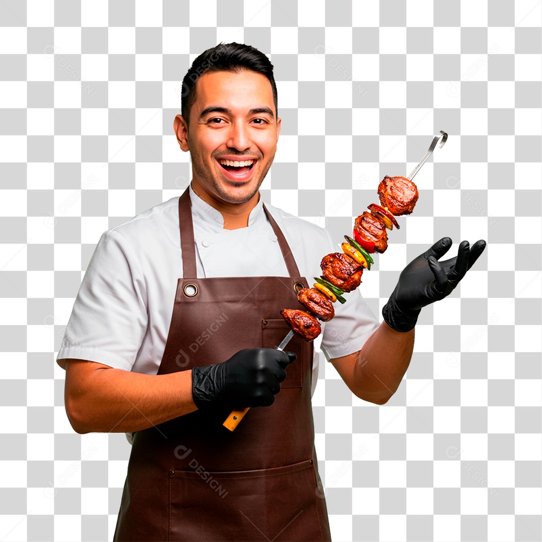 Churrasqueiro PNG Transparente