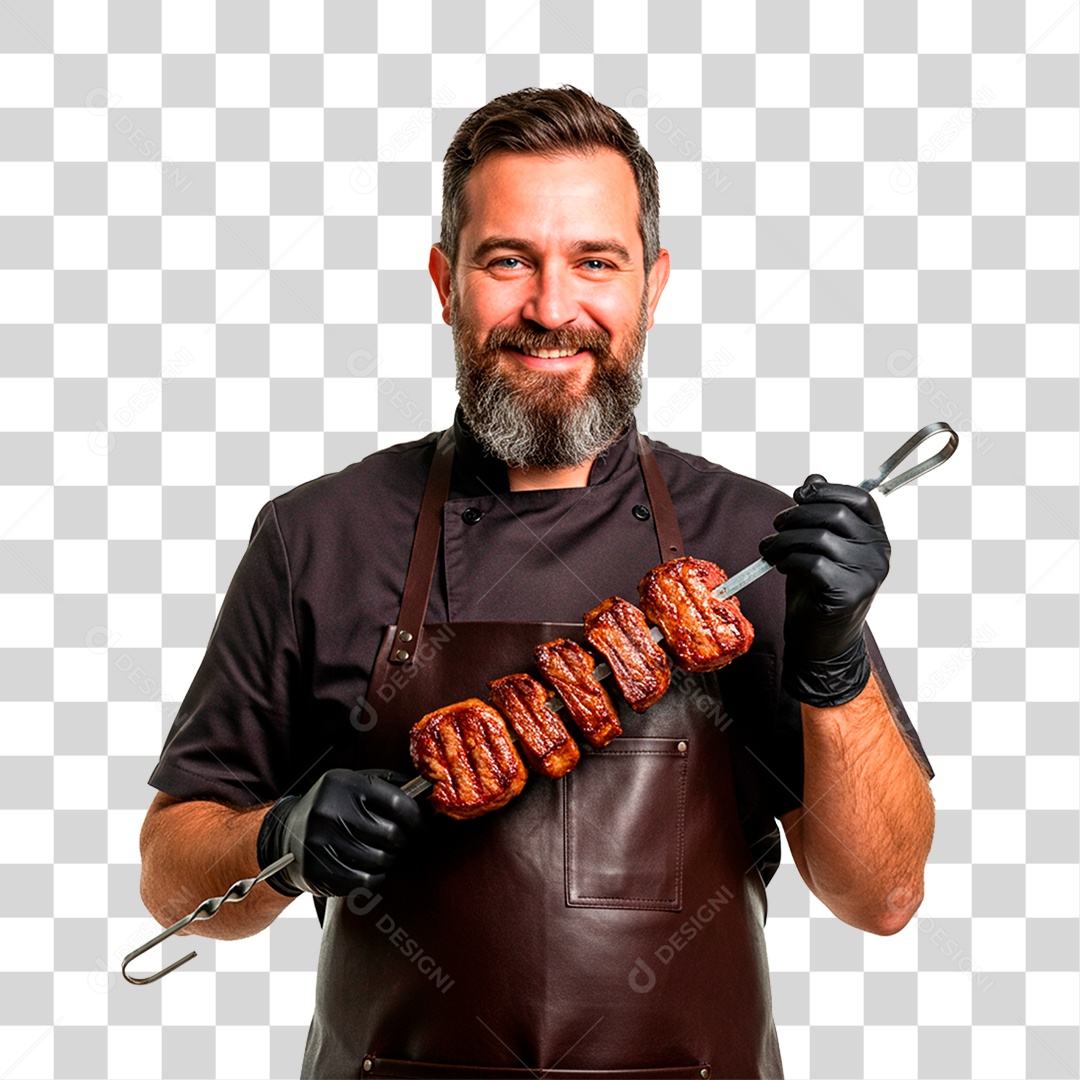 Churrasqueiro PNG Transparente