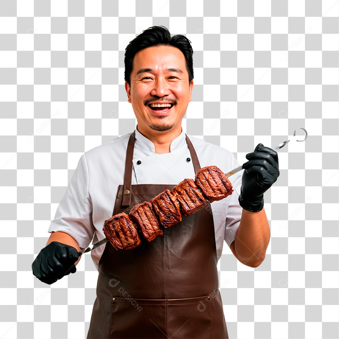 Churrasqueiro PNG Transparente