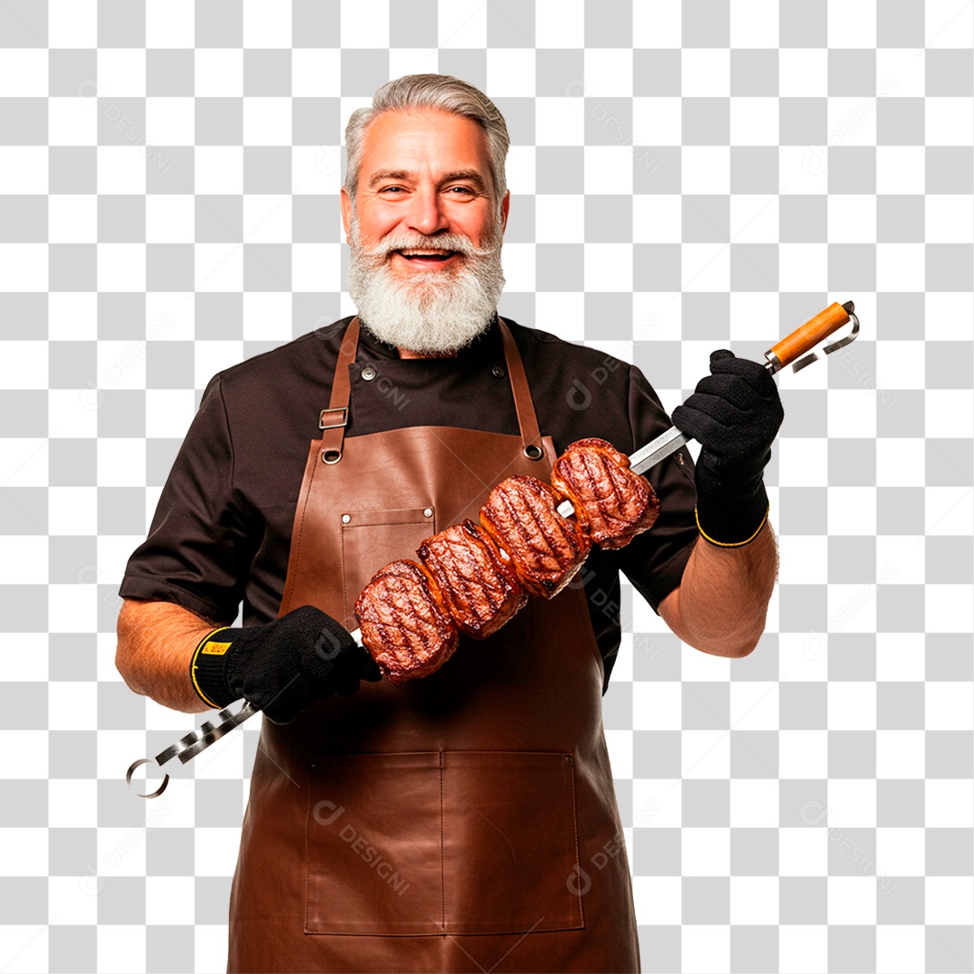 Churrasqueiro PNG Transparente
