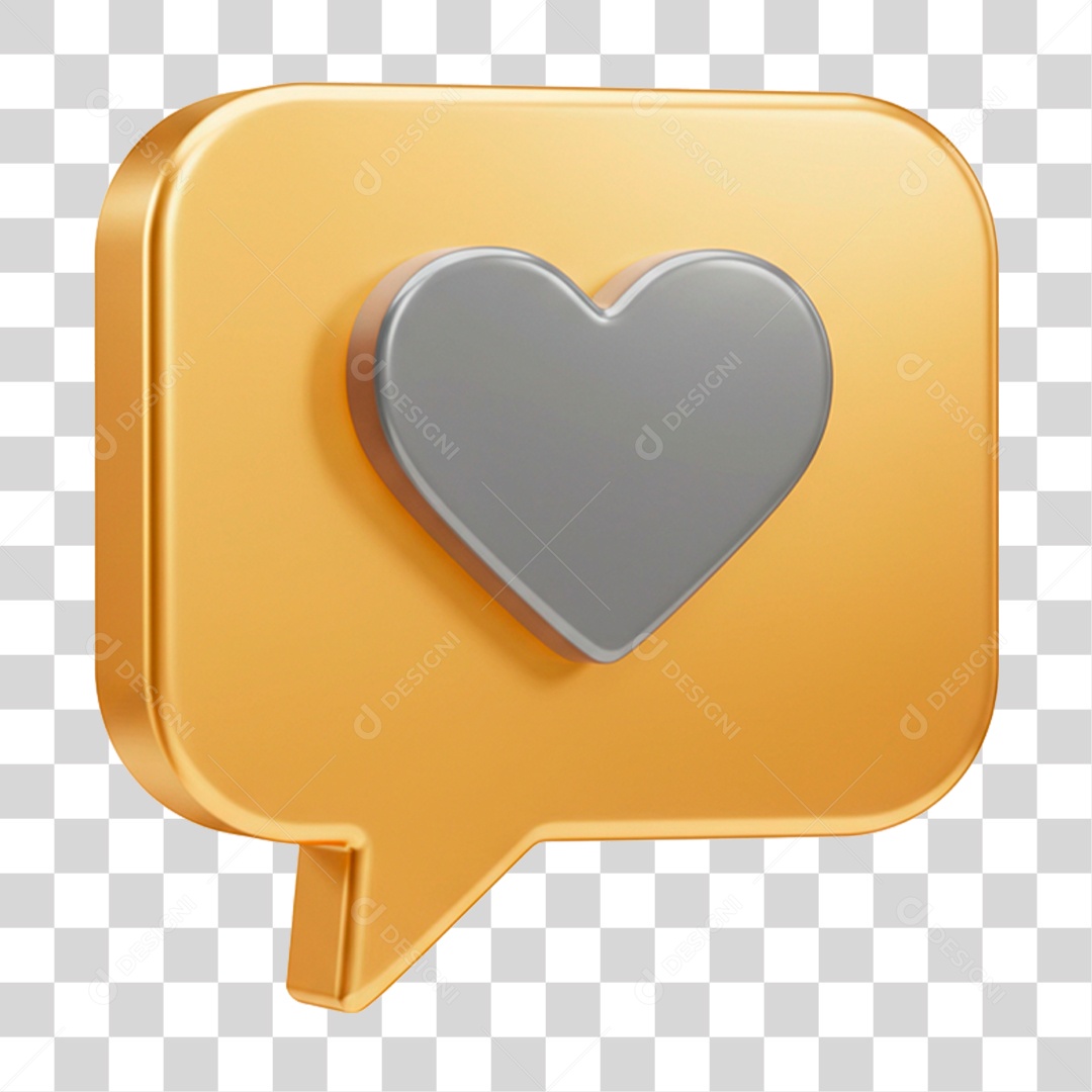 Emoji de Curtida PNG Transparente