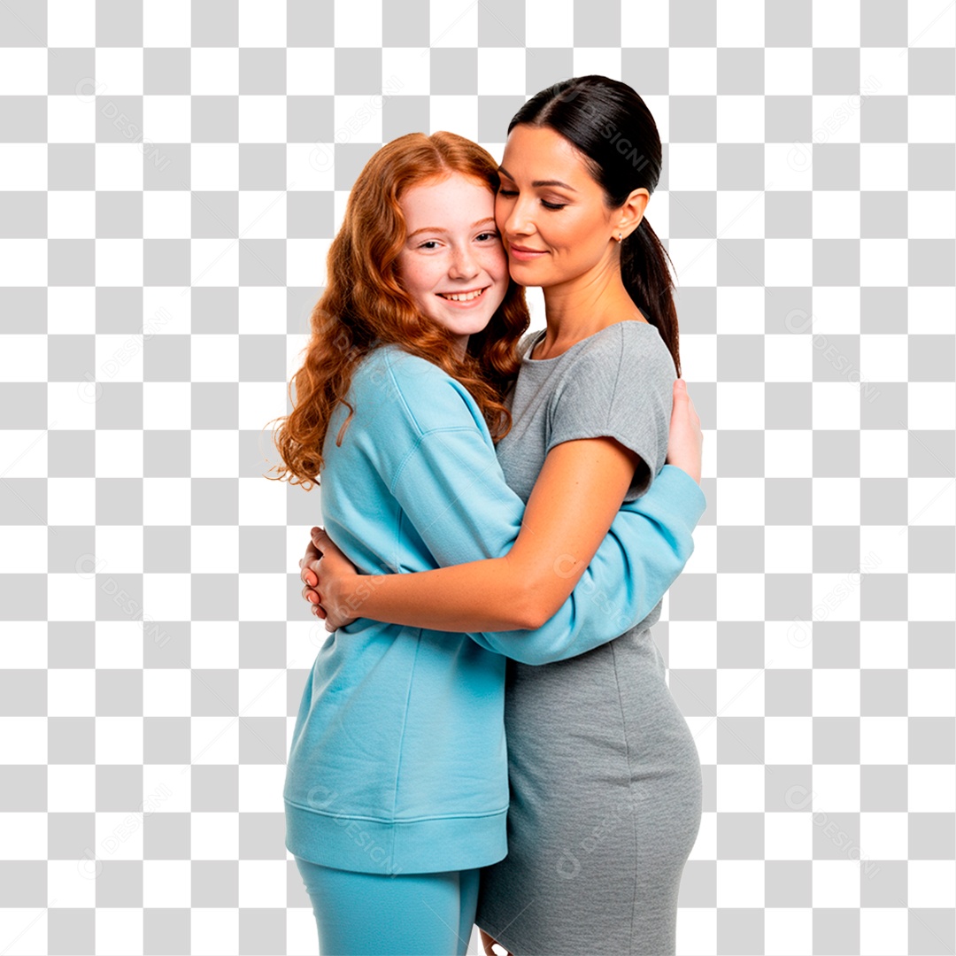 Mãe e Filha PNG Transparente