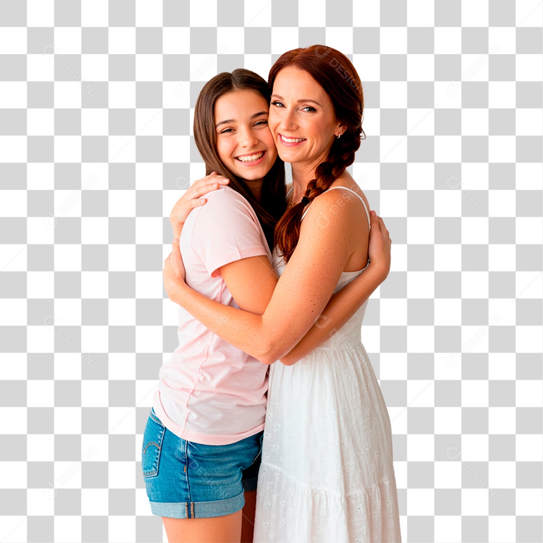 Mãe e Filha PNG Transparente