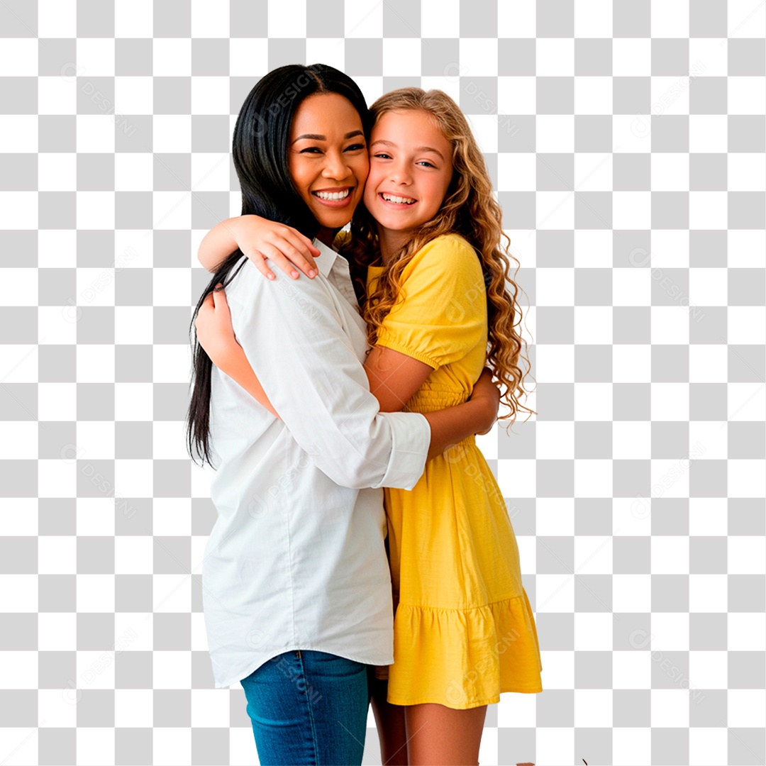 Mãe e Filha PNG Transparente