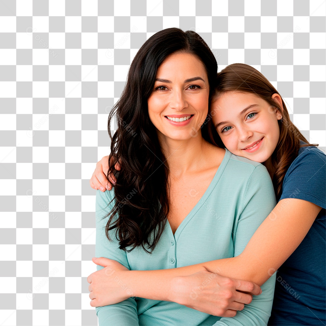 Mãe e Filha PNG Transparente