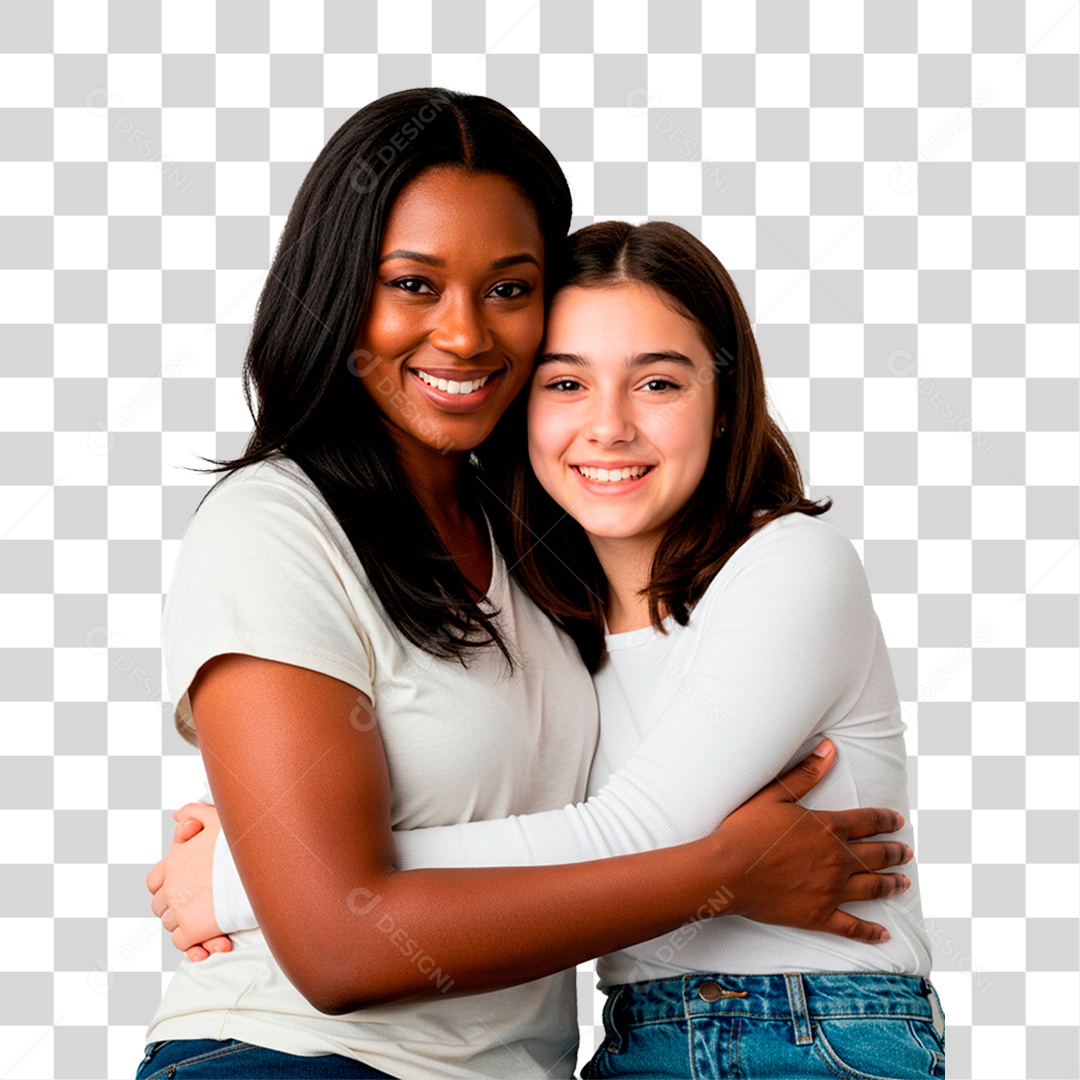 Mãe e Filha PNG Transparente