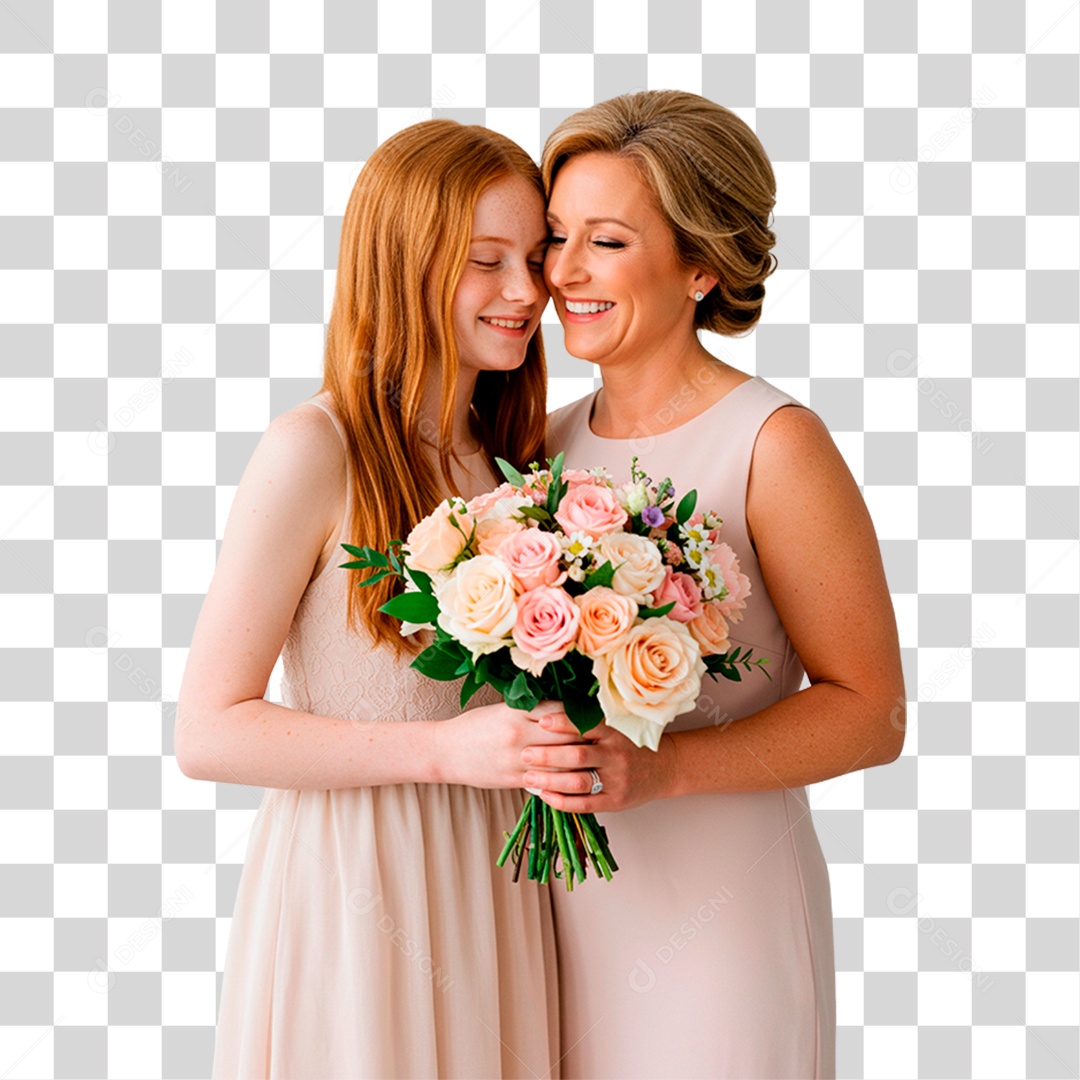 Mãe e Filha PNG Transparente