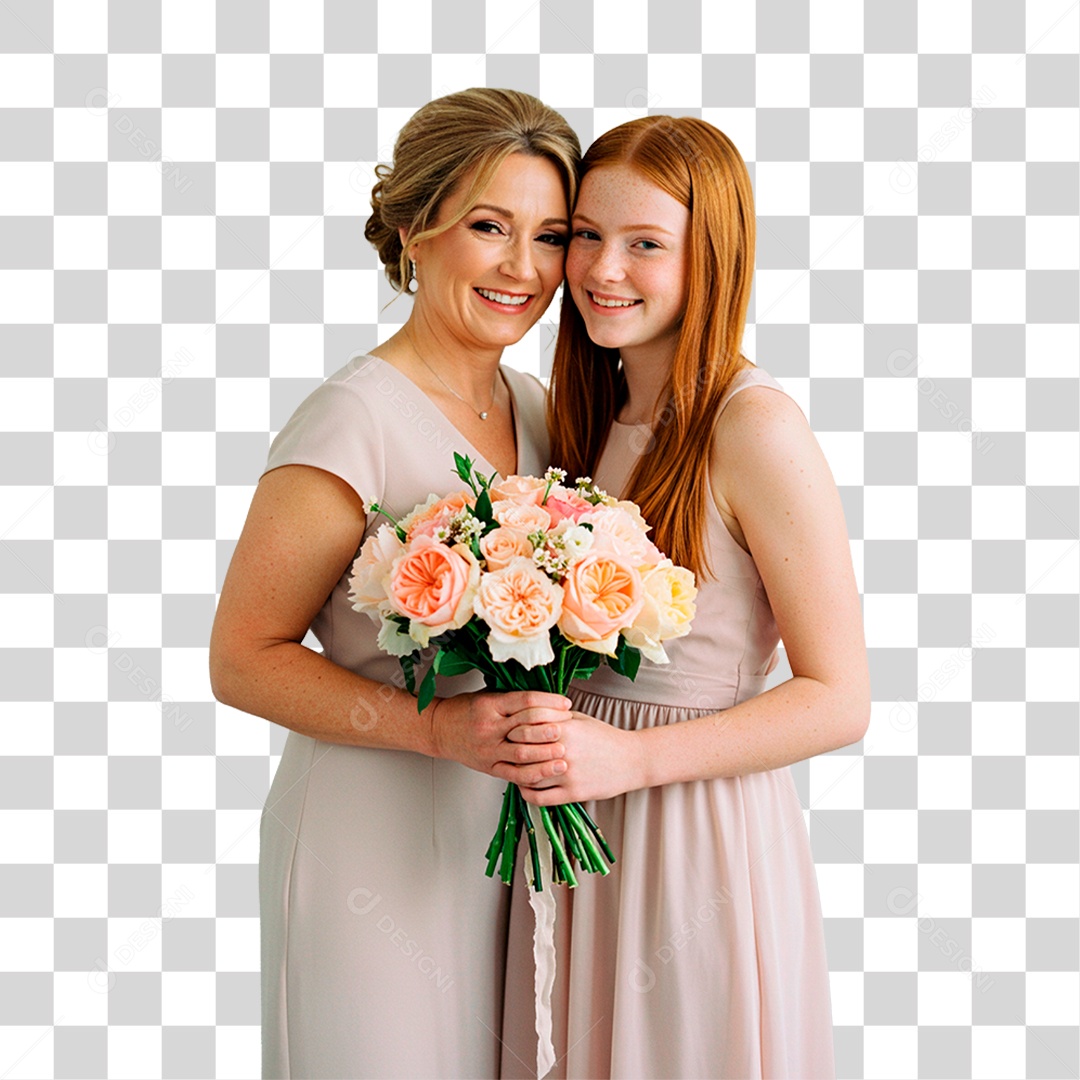 Mãe e Filha PNG Transparente