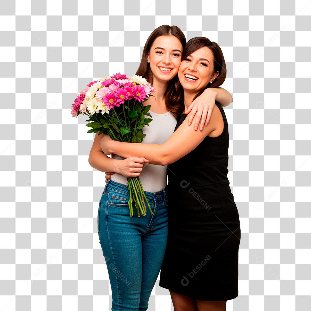 Mãe e Filha PNG Transparente