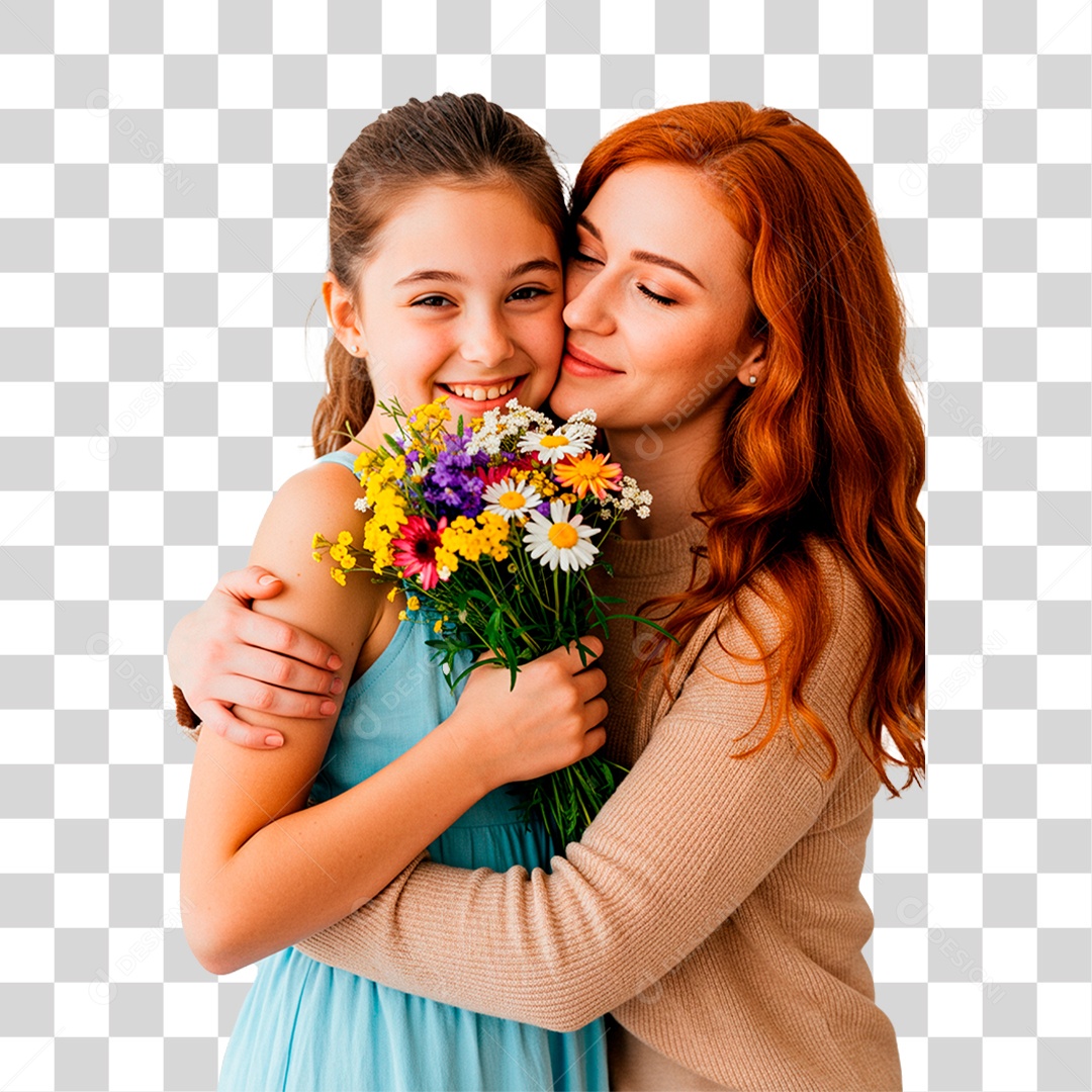 Mãe e Filha PNG Transparente