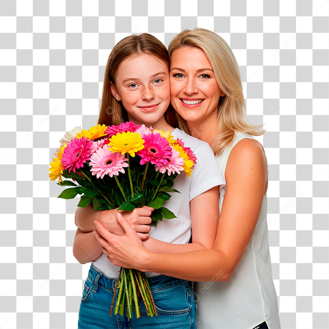 Mãe e Filha PNG Transparente