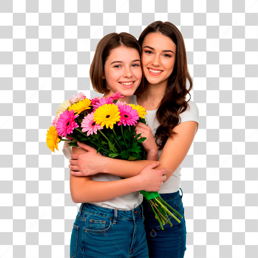 Mãe e Filha PNG Transparente