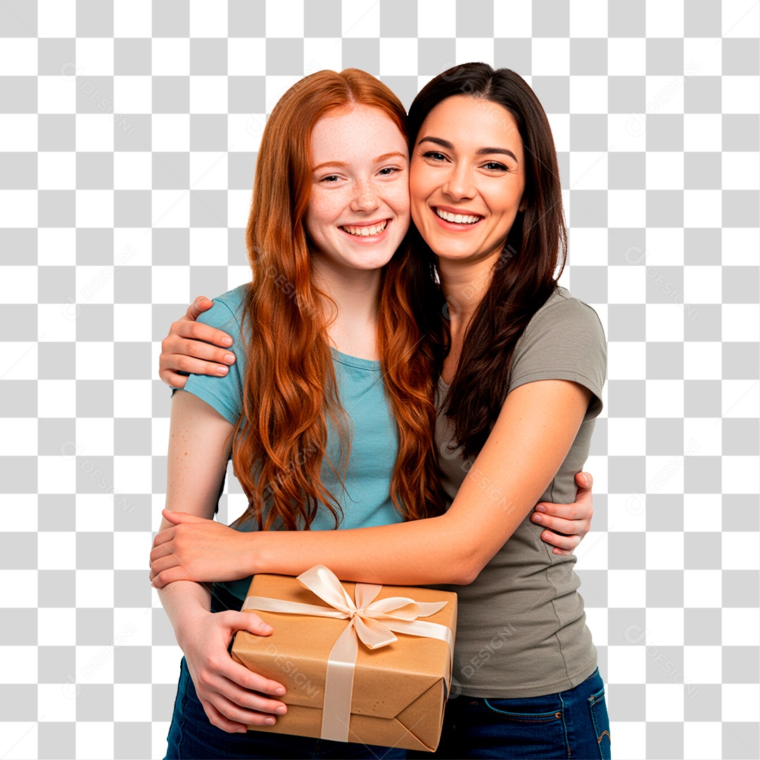 Mãe e Filha PNG Transparente