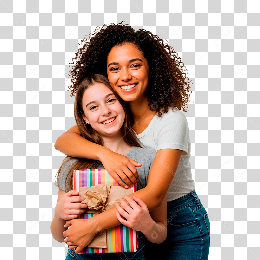 Mãe e Filha PNG Transparente