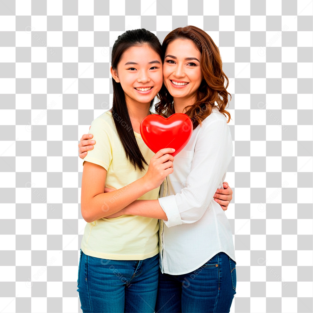 Mãe e Filha PNG Transparente