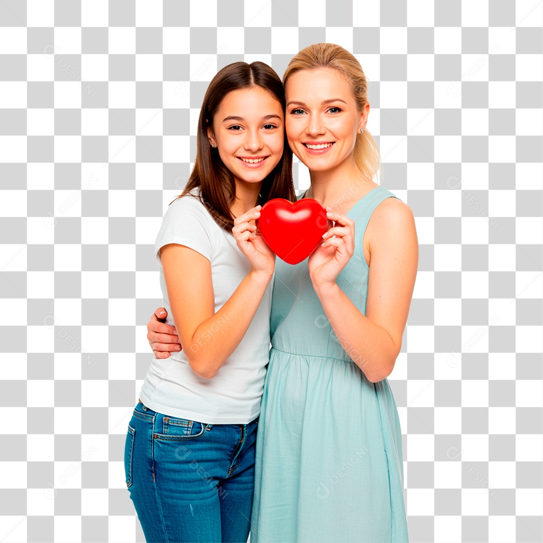Mãe e Filha PNG Transparente