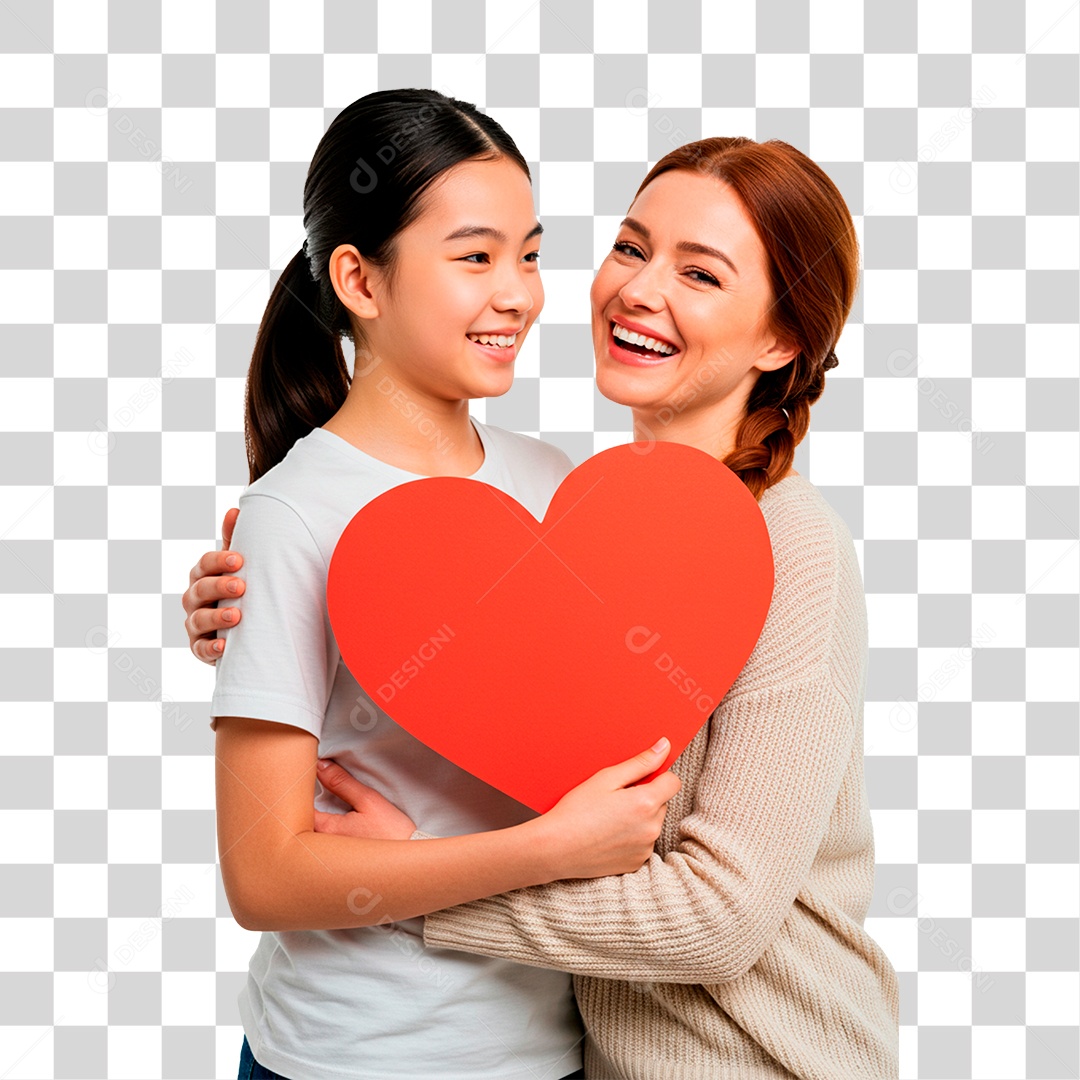 Mãe e Filha PNG Transparente