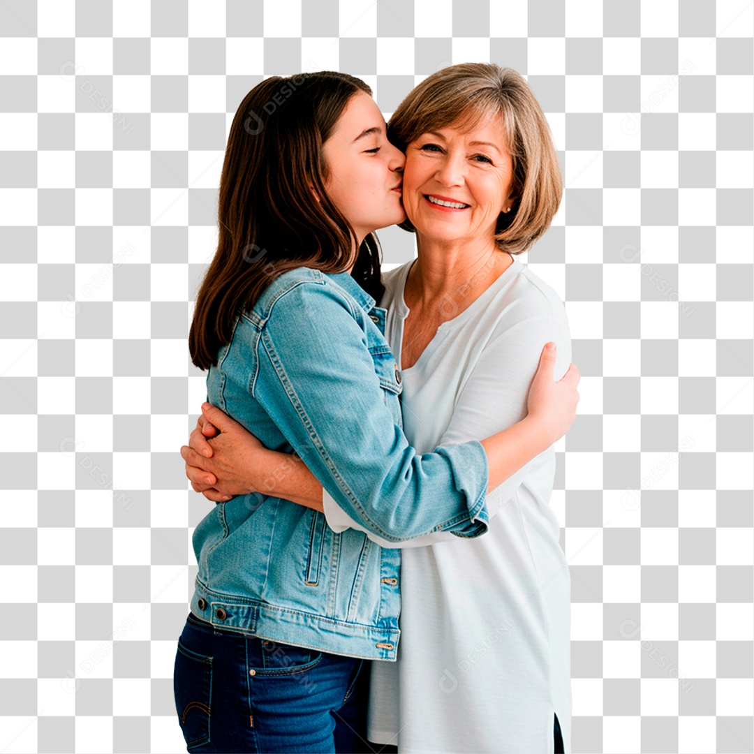 Mãe e Filha PNG Transparente