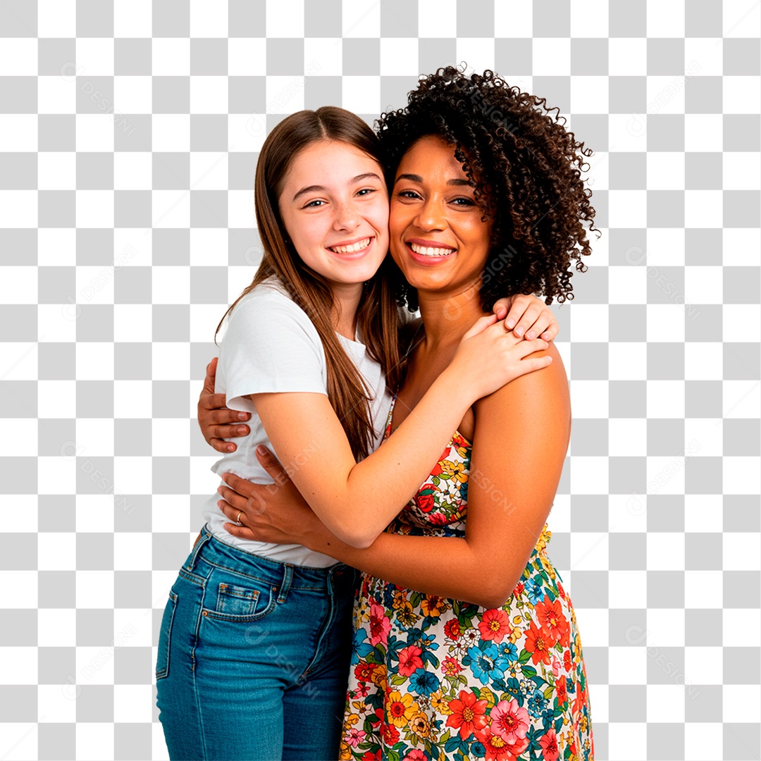 Mãe e Filha PNG Transparente