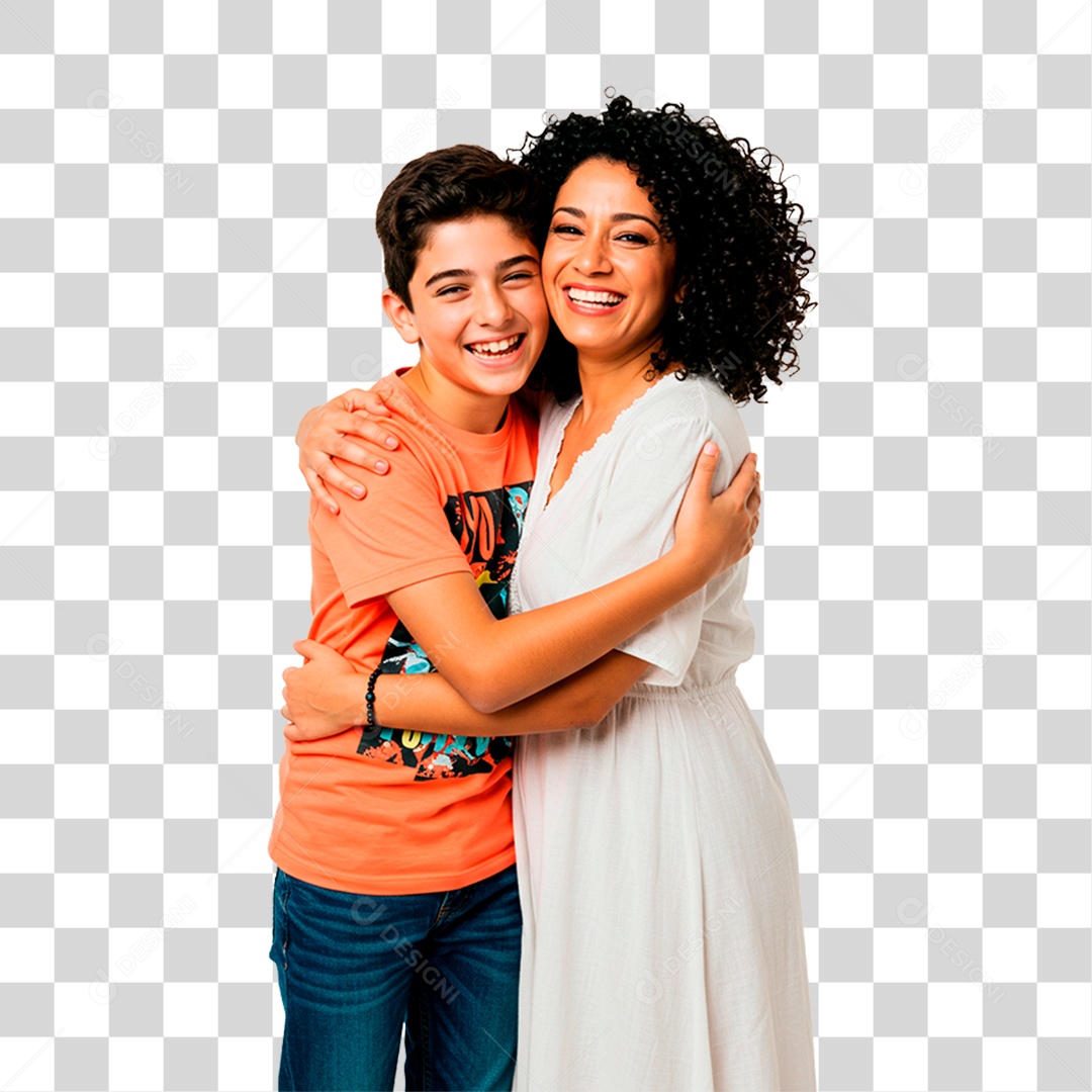 Mãe e Filho PNG Transparente