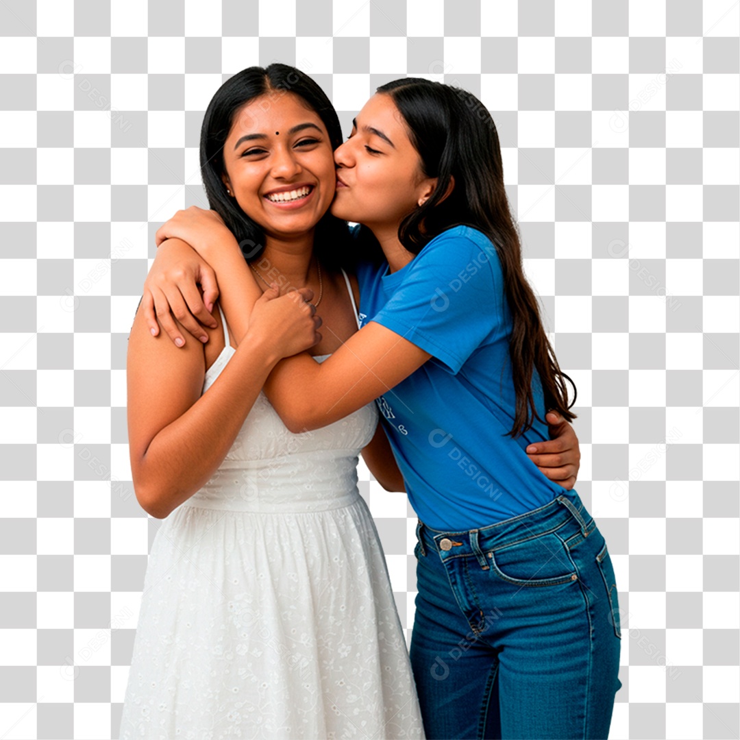 Mãe e Filha PNG Transparente