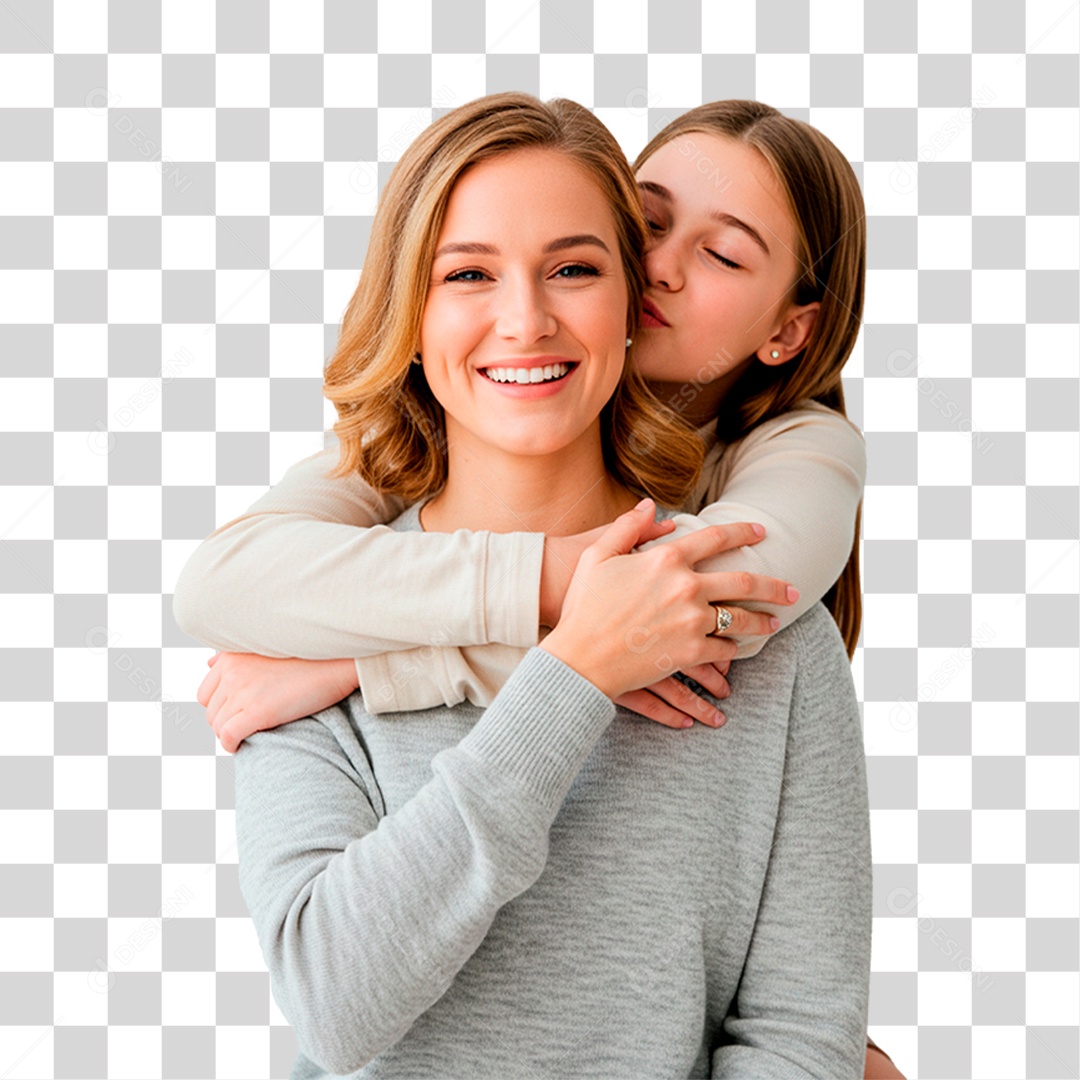 Mãe e Filha PNG Transparente