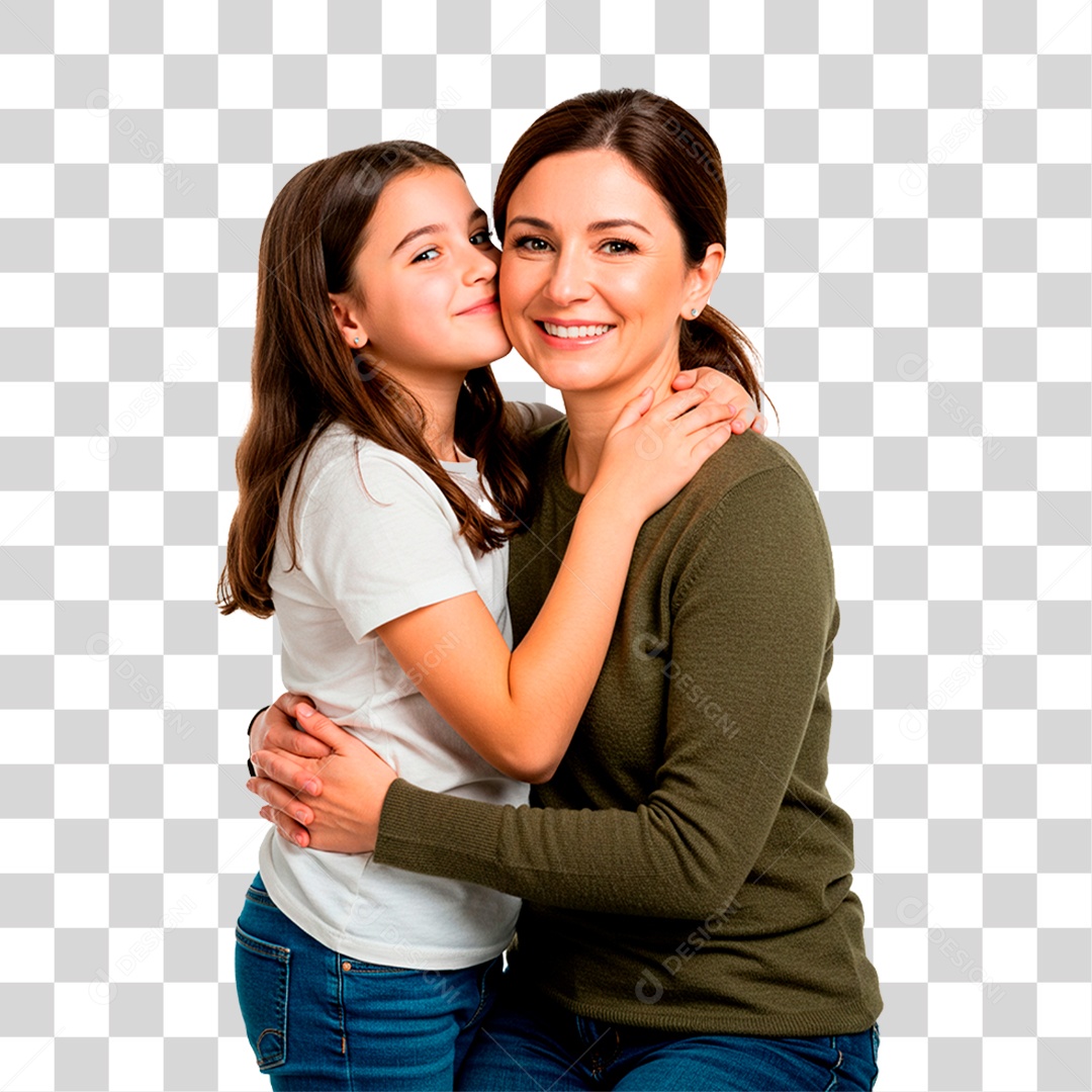Mãe e Filha PNG Transparente