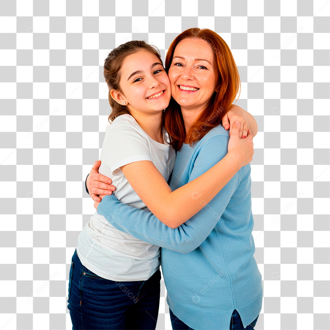 Mãe e Filha PNG Transparente