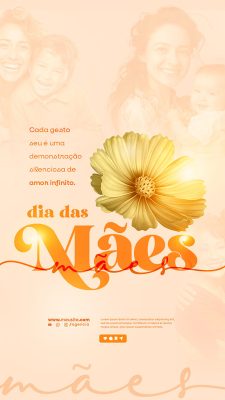 Story Feliz Dia das Mães 11 de Maio Social Media PSD Editável