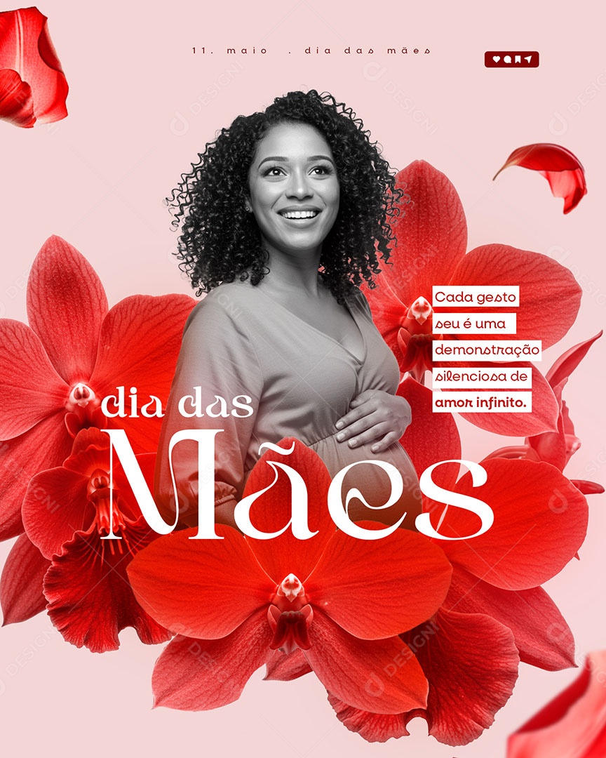 Feliz Dia das Mães 11 de Maio Social Media PSD Editável