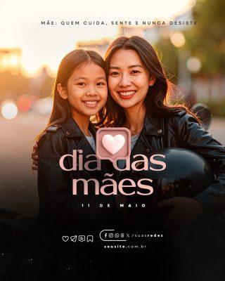Dia das Mães 11 de Maio Social Media PSD Editável