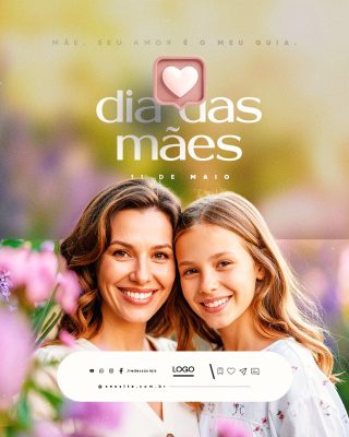 Dia das Mães 11 de Maio Social Media PSD Editável