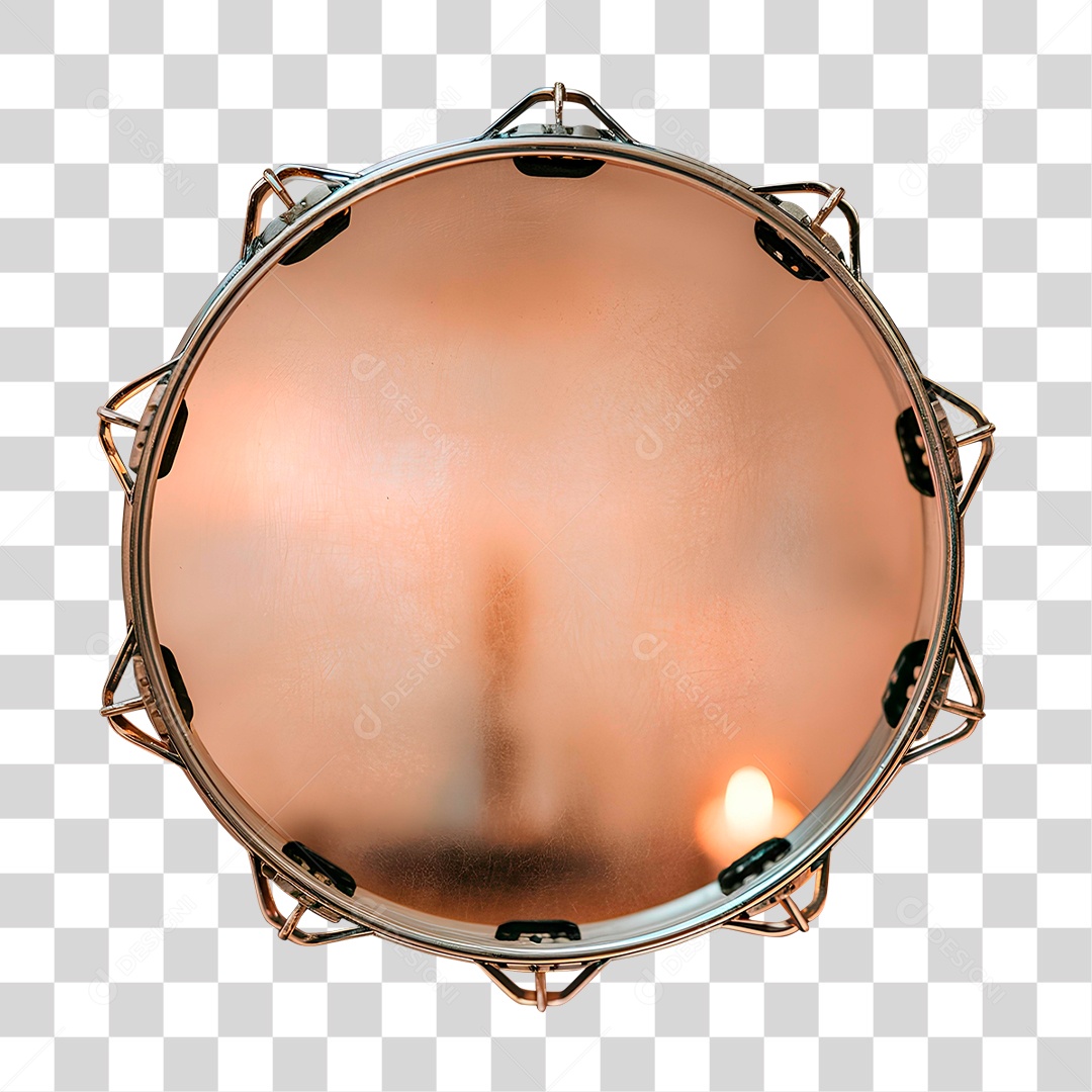 Pandeiro de Carnaval PNG Transparente