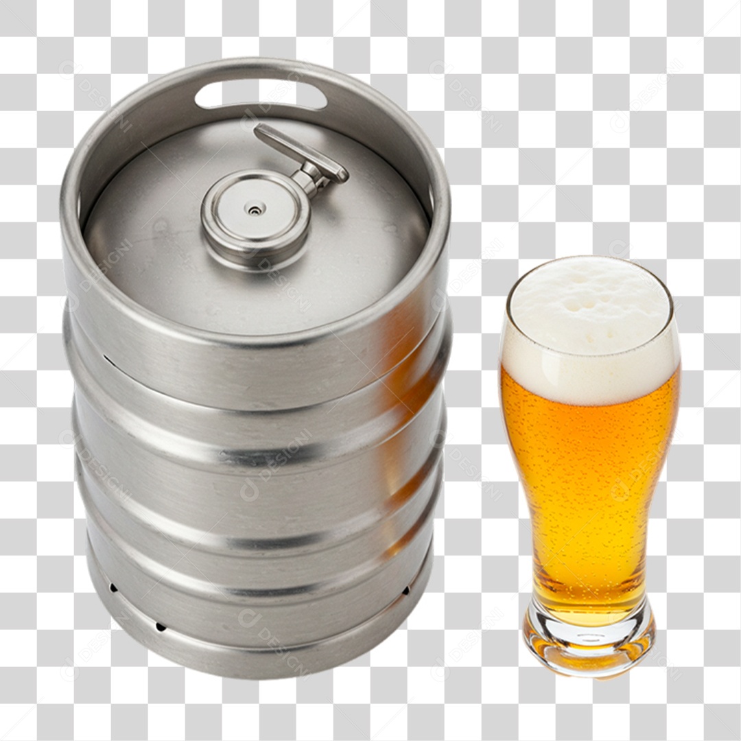 Barril de Cerveja PNG Transparente