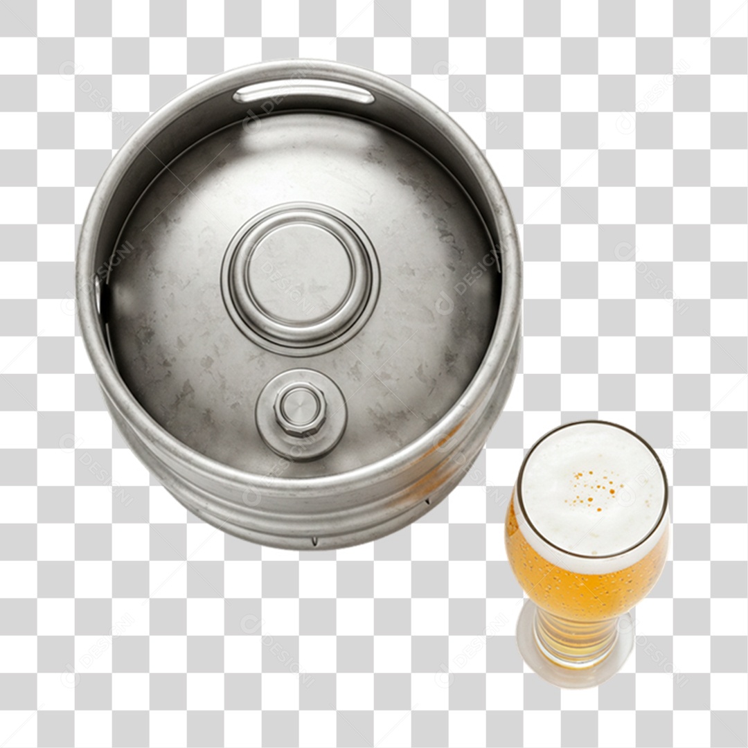 Barril de Cerveja PNG Transparente