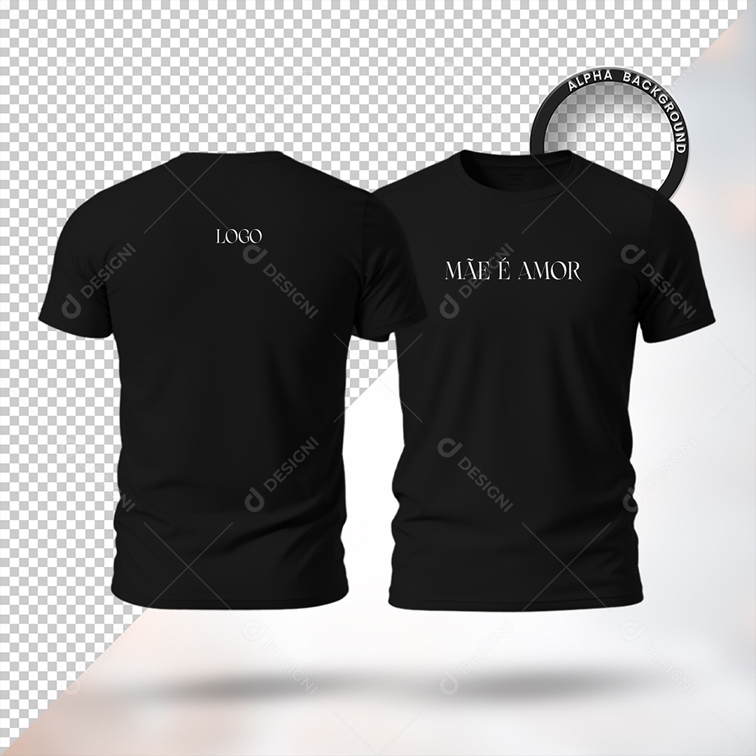 Mockup de Camisate Dia das Mães PSD Editável