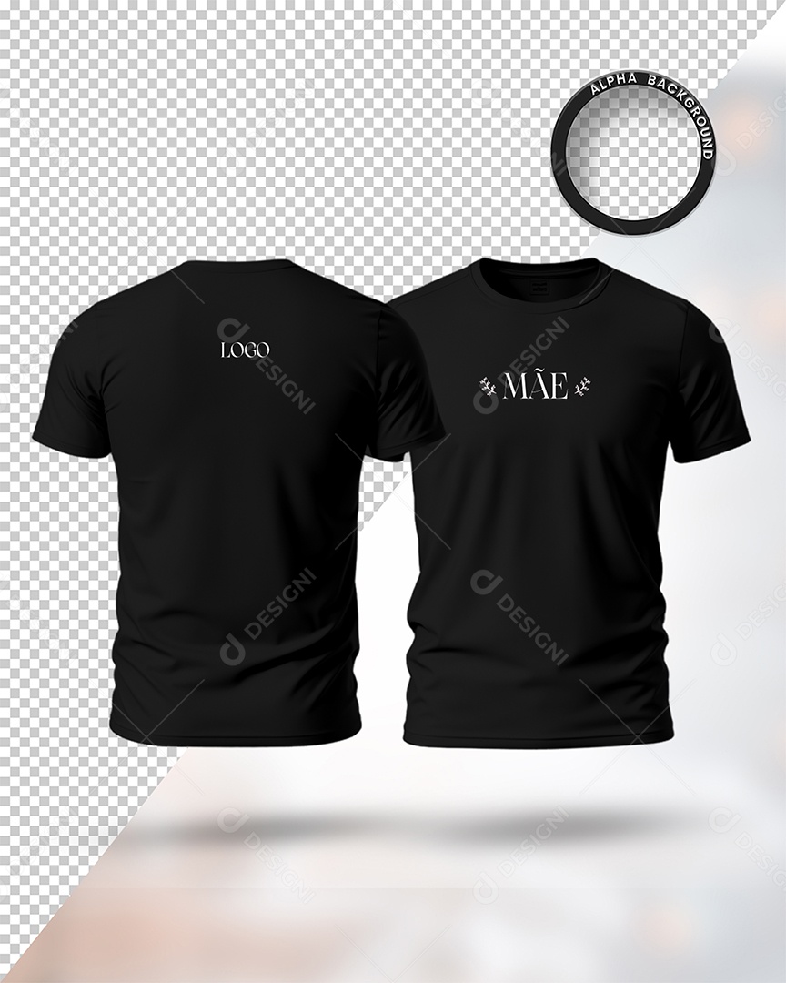 Mockup de Camisate Dia das Mães PSD Editável