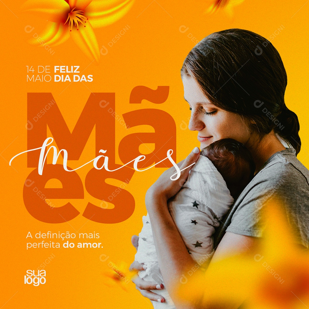 Feliz Dia Das Mães Social Media PSD Editável