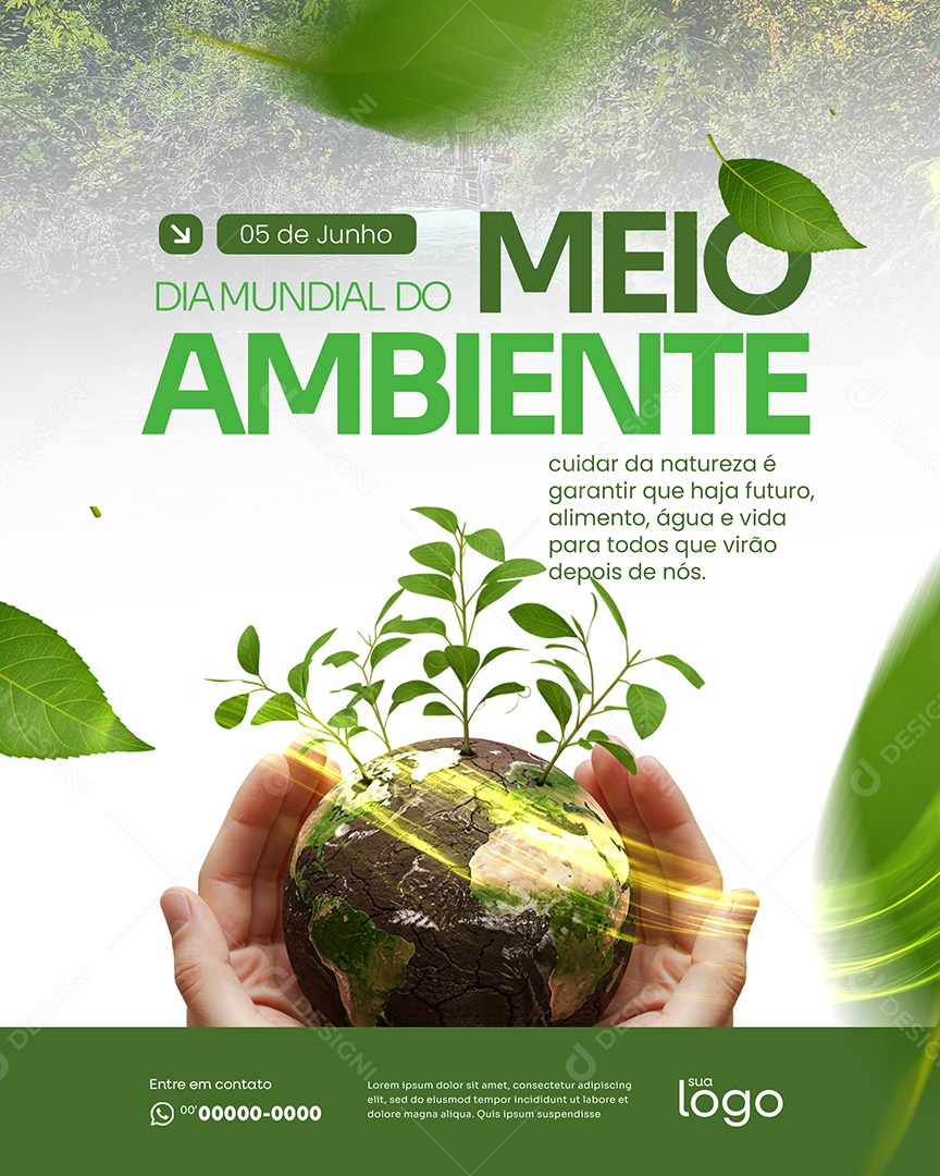 05 de Junho Dia Mundial Do Meio Ambiente Social Media PSD Editável