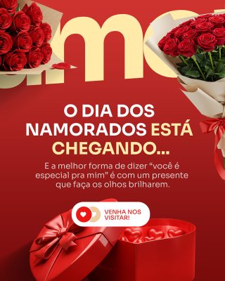 Anuncio dia Dos Namorados Social Media PSD Editável