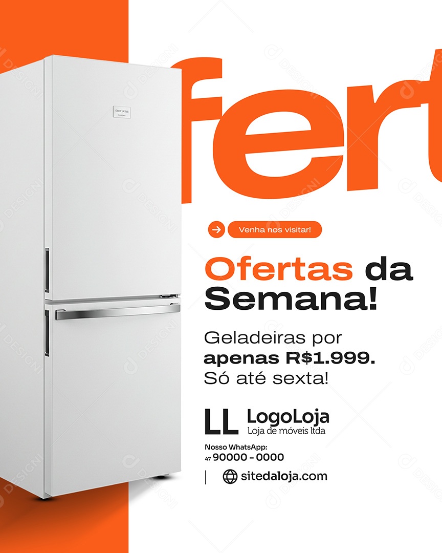 Loja de Móveis Social Media PSD Editável