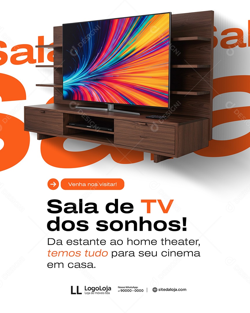 Loja de Móveis Social Media PSD Editável