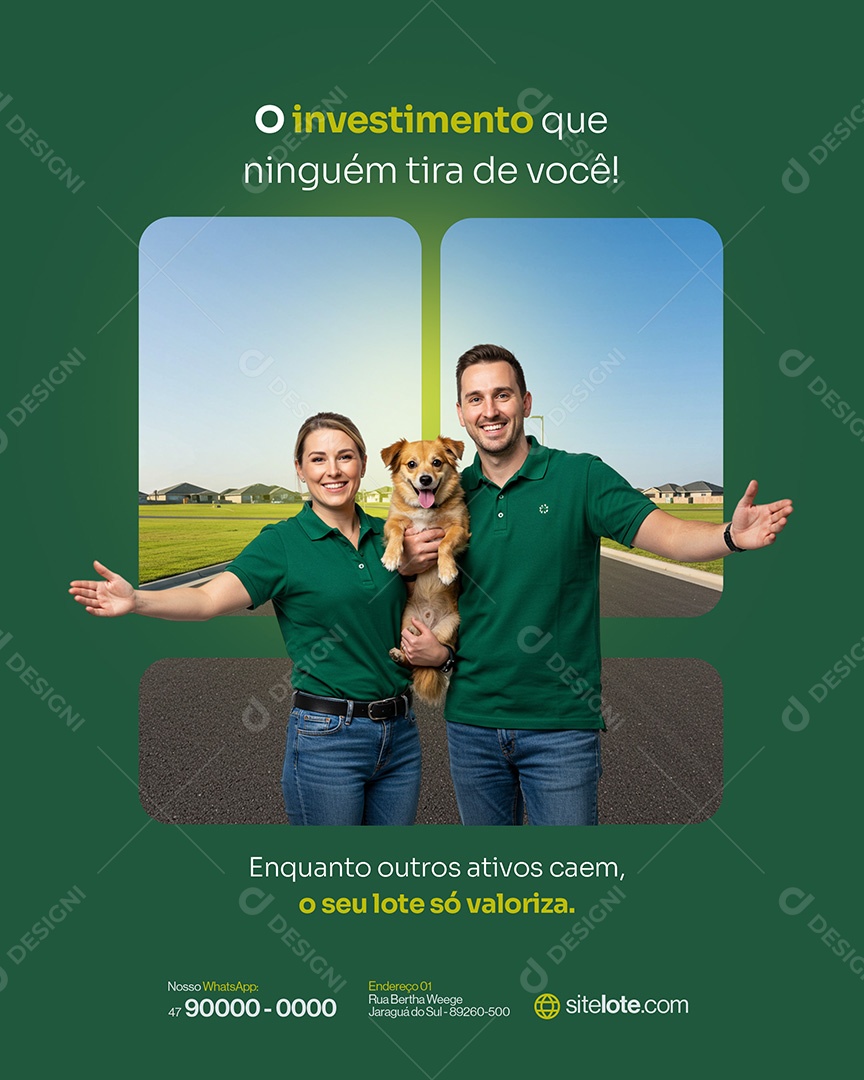 Loteamento Social Media PSD Editável